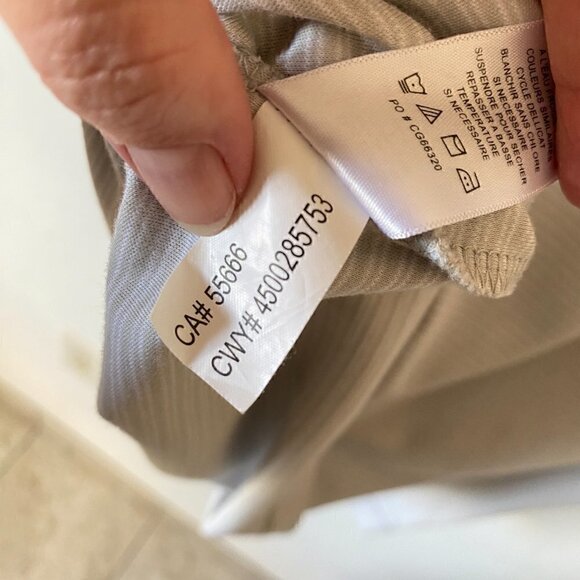 Callaway Collection Supercare Technology Golf Polo Light Gray Stripe XL - Picture 8 of 8